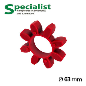 Пружна зірка для муфти Ø63 (SCC-ZA-10-Rubber Coupling)