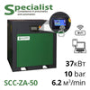 Фото Винтовой компрессор 6200 л/хв, 10 бар, 37 кВт (SCC-ZA-50)