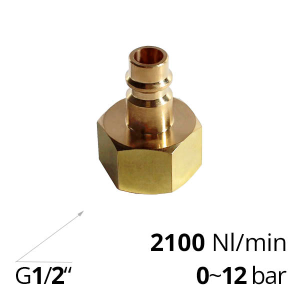 Швидкознімач "папа" з внутрішньою різьбою 1/4~1/2″ (SF-KF-M)