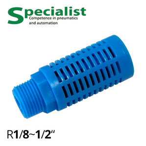 SF-PSL - Пневмоглушитель наружная резьба R1/8~1/2" пластиковый