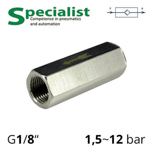 Зворотній клапан 1/8″ для пневматики SV-CV-01